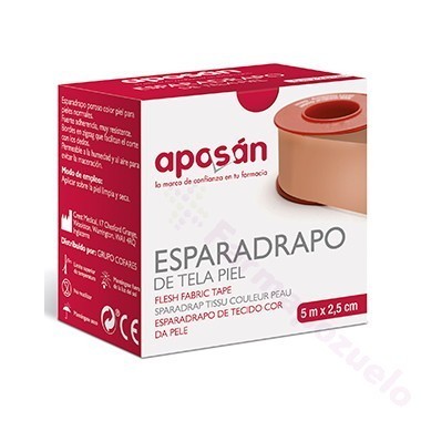 ESPARADRAPO APOSAN PIEL 5 X 2,5 CM