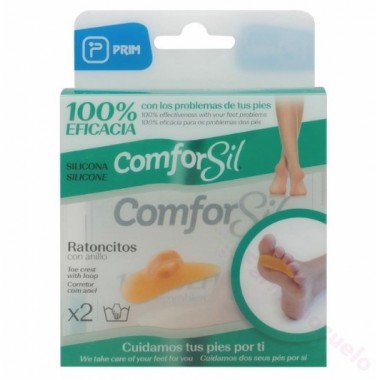 RATONCITO COMFORSIL SILICONA CON ANILLO DEDOS MARTILLO COMFORSIL T MED 2 U (DCHO E IZQ)