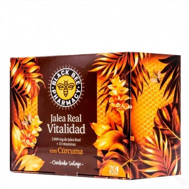 BLACK BEE PHARMACY JALEA VITALIDAD 20 VIALES 10 ML