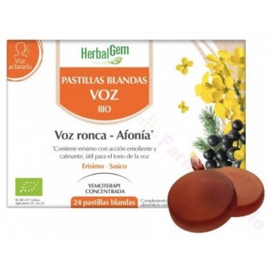 HERBALGEM PASTILLAS BLANDAS VOZ 24